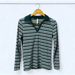 LC Couture Womens Small Green Long Sleeve Shirt